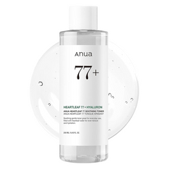 Anua Heartleaf 77% Soothing Toner I pH 5.5 Trouble Care, Calming Skin, Refreshing, Hydrating, Purifying, Cruelty Free, Vegan,(250ml / 8.45 fl.oz.)