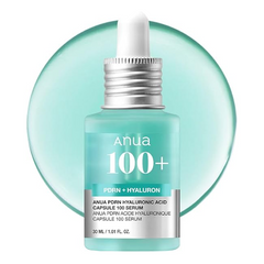 Anua PDRN Hyaluronic Acid Capsule 100 Serum, Radiant Face Serum, Hyaluronic Acid, Hydration, Moisture Plumping effect, Natural color, Fragrance free, Korean Skincare, 30ml / 1.01 fl. oz