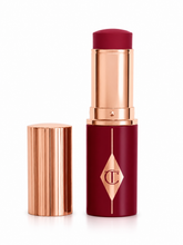 Charlotte Tilbury Unreal Blush Healthy Glow Stick Berry Glow – Hydrating Cream Blush Stick, Dewy Radiant Finish, Buildable Berry Pink Color for Cheeks
