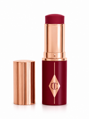 Charlotte Tilbury Unreal Blush Healthy Glow Stick Berry Glow – Hydrating Cream Blush Stick, Dewy Radiant Finish, Buildable Berry Pink Color for Cheeks