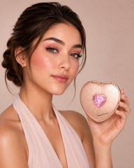 Charlotte Tilbury Pillow Talk Beauty Soulmates Face Palette Flawless Pink – Blush & Highlighter Duo Palette, Radiant Glow Makeup Compact, Buildable Soft Pink Finish