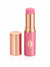Charlotte Tilbury Unreal Blush Healthy Glow Stick Pretty Glow – Hydrating Cream Blush Stick, Dewy Radiant Finish, Buildable Rosy Nude Color for Cheeks