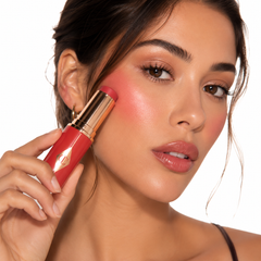 Charlotte Tilbury Unreal Blush Healthy Glow Stick Cherry Glow – Hydrating Cream Blush Stick, Dewy Radiant Finish, Buildable Color for Cheeks