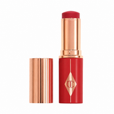 Charlotte Tilbury Unreal Blush Healthy Glow Stick Cherry Glow – Hydrating Cream Blush Stick, Dewy Radiant Finish, Buildable Color for Cheeks