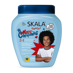 SKALA Mais Crespinhos 2 in 1 Creme Para Pentear/Creme Hidratante, Net.Wt 1000g