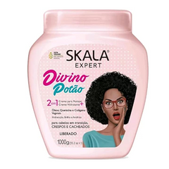 Skala - Expert - Creme de Tratamento 2 em1 Crespo Divino 1 Kg - (Divine Curls 2 in 1 Treatment Cream Net 33.81 Oz)