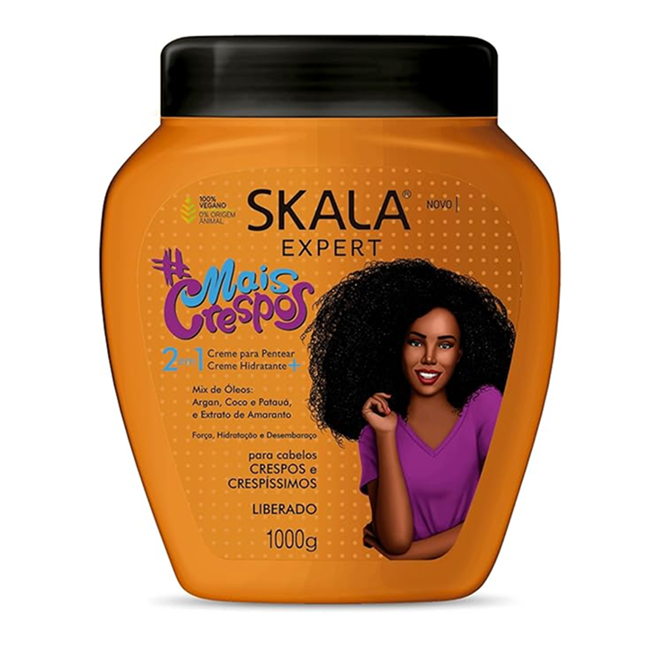 Skala - Expert - Creme de Tratamento 2 em 1 Mais Crespos 1 Kg - (More Curls 2 in 1 Treatment Cream Net 33.81 Oz)
