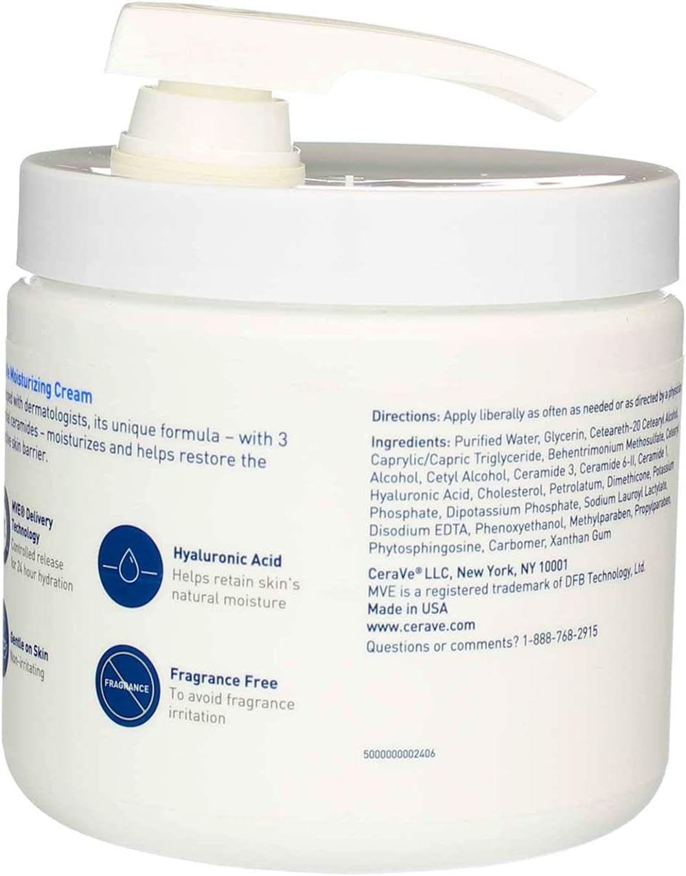 CeraVe Moisturizing Cream, 12oz