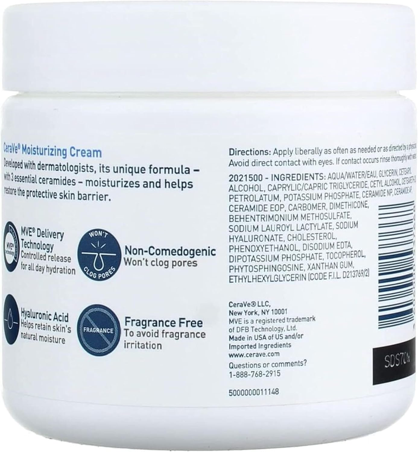 CeraVe Moisturizing Cream, 12oz