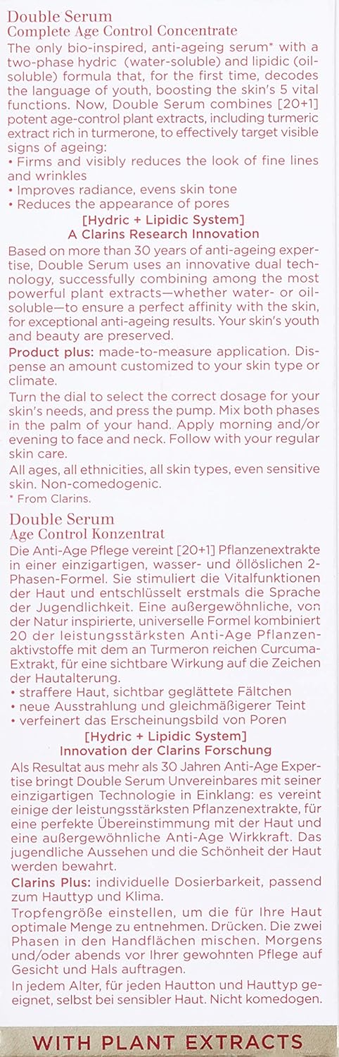 Clarins Double Serum Complete Age Control Concentrate