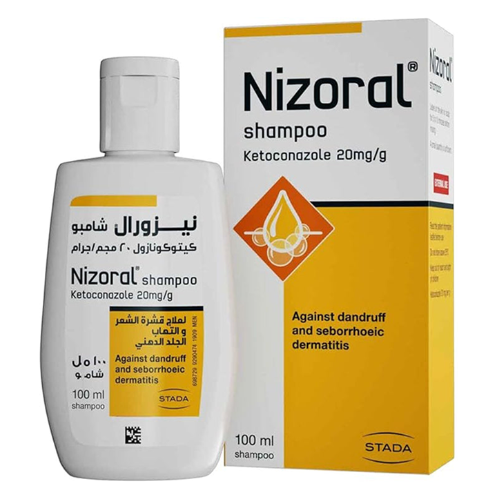 Nizoral Ketoconazole Anti-Dandruff Treatment Shampoo, 100 ml, Effective Dandruff Treatment, Works from the first wash, Clinically proven Ketoconazole Shampoo to relieve Itchy Scalp