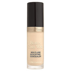 Too Faced Born This Way Super Coverage Multi-Use Concealer Full Size | Oil Free, Long Lasting + Hydrating, 0.46 Fl Oz, Vanilla Wafe