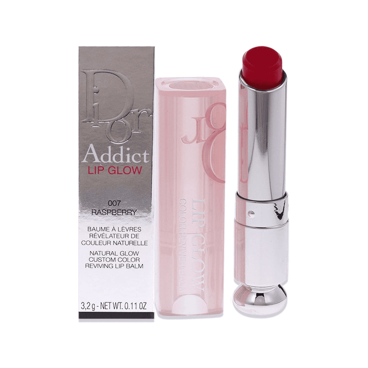 Dior Addict Lip Glow Reviving Lip Balm - #007 Raspberry - 3.2g/0.11oz