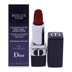 Dior Rouge Refillable Lipstick (840 Rayonnante (Velvet) Multi colour)