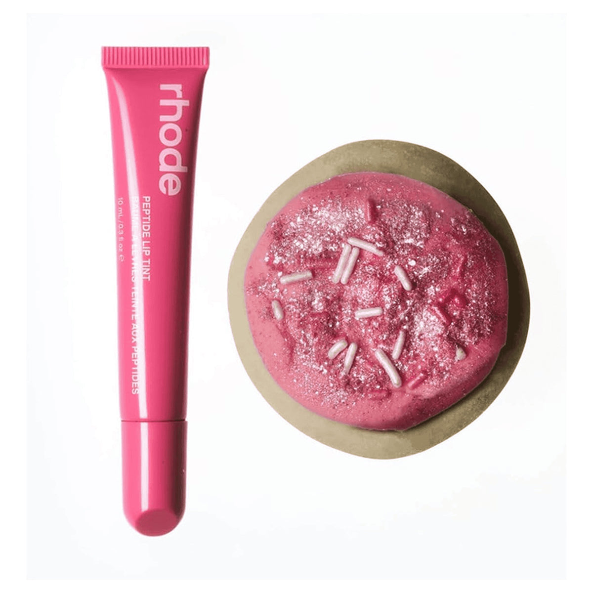 Rhode Peptide Lip Tint, Shimmering Pink, Glossy Finish, LIMITED EDITION SHADE - SUGAR COOKIE